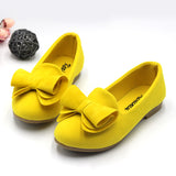 yellow flat shoes