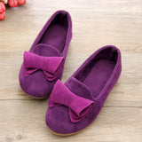 purple flat shoes